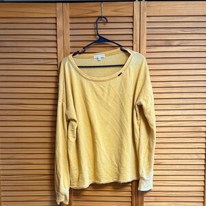 Yellow Long Sleeve Top
